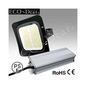 MS-402-100W-5000K ダイトク 高天井用投光器 屋外 防水 LED 電源別置型 ブラック LED（昼白色） 拡散