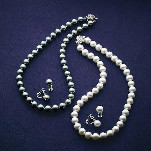 カンサイセレクション 花珠貝パールネックレス2色セット S29001