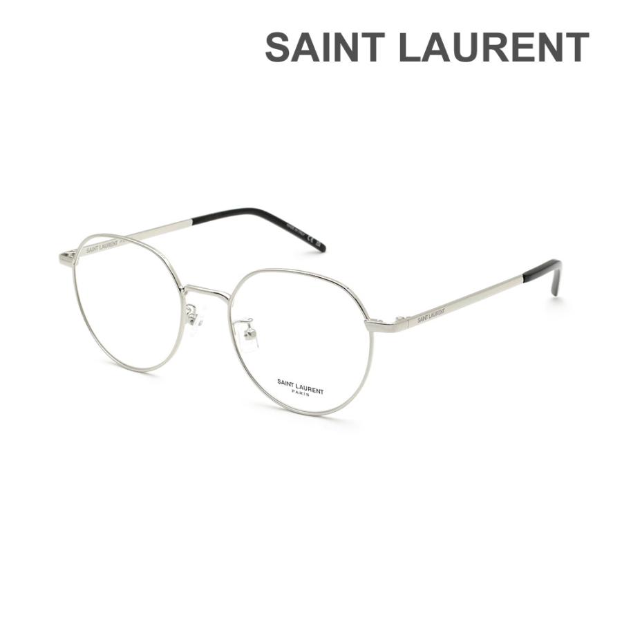 サンローラン メガネ 眼鏡 フレーム のみ SL 647/F-002 シルバー ノーズパッド メンズ レディース ユニセックス SAINT LAURENT