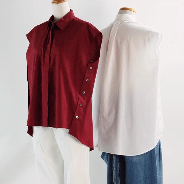 街の洋服屋フタバチュニック丈 半袖シャツ 38サイズ ガノッシュ 227-90105 SS 30代 40代 50代 レディース 春 夏 lady
