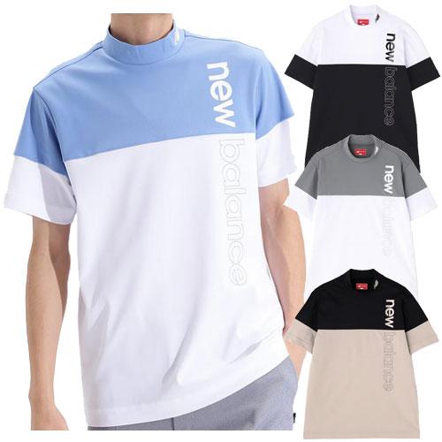 New Balance Golf ニューバランス ゴルフ 接触冷感 半袖 モックネック プルオーバー MENS SPORT 0124166004 2024年モデル
