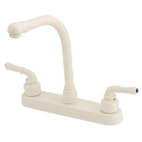 Empire Brass U-YBB800RSB RVキッチン蛇口 ハイライズスパウトとティーポットハンドル付き 8インチ ビスケット 並行輸入