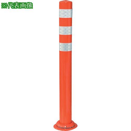 ■積水 車線分離標 ポールコーンCITY R 一本脚 M24 PCCTR-100RW-DS 赤[送料別途見積り][法人・事業所限定][直送][店頭受取不可]