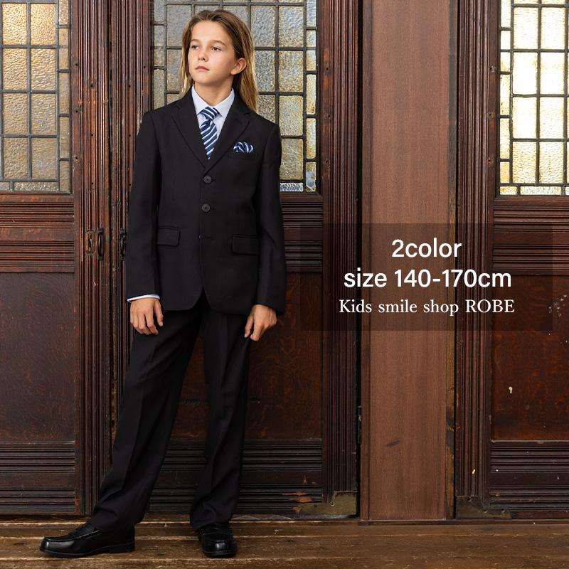 卒業式 スーツ 男の子 140 150 160 170 大きいサイズ 5点セット フォーマル キッズ 子供スーツ ブラックフォーマル 発表会 冠婚葬祭 孫の日 REDPONY 送料無料
