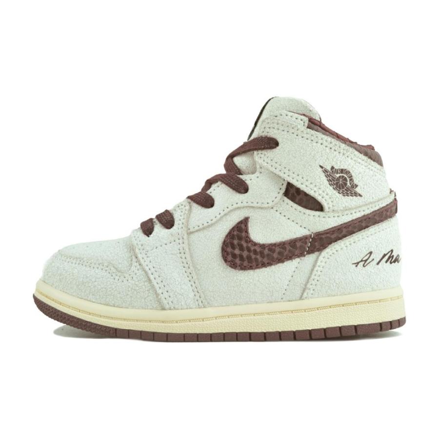 NIKE AIR JORDAN 1 HI OG SP (TD) A Ma Maniere sail/burgundy crush do7098-100 ナイキ ジョーダン 1 レトロ ハイ OG ア マ マニエール トドラー 子供靴