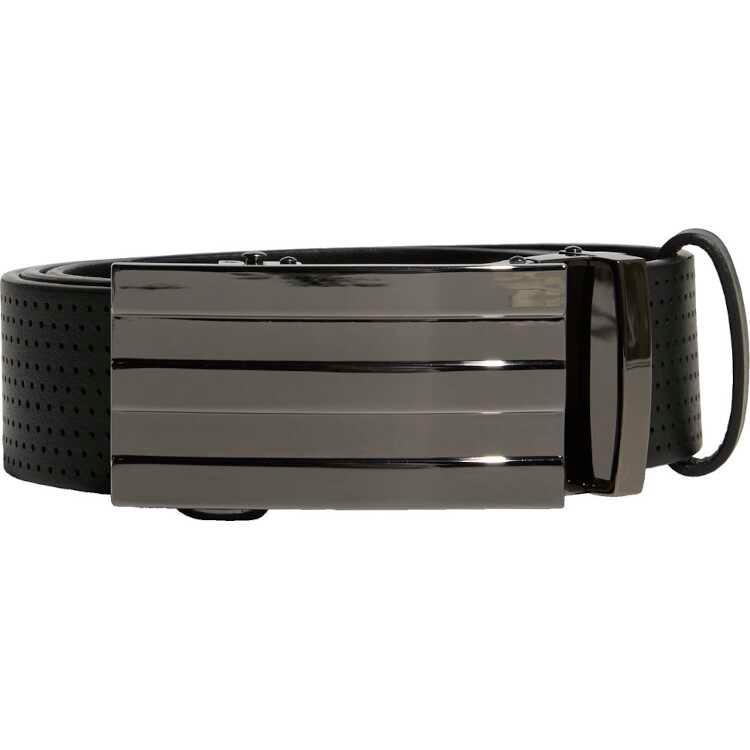 アディダス メンズ パンチング 無段階調節ベルト ブラック 3.75×121.75cm #ZB274-HA5951 ADIDAS