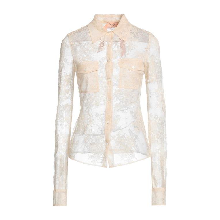 ヌメロ ヴェントゥーノ レディース シャツ トップス Lace shirts & blouses