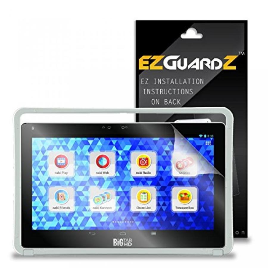 2 in 1 PC (2-Pack) EZGuardZ Screen Protector for Fuhu Nabi Big Tab 20