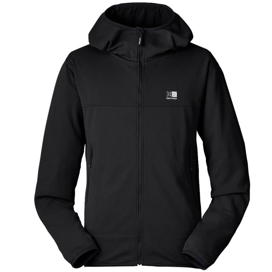 Karrimor カリマー ミドラー ドライ フーディ メンズ パーカー フルジップ ジップアップ middler dry hoodie 101522-9000