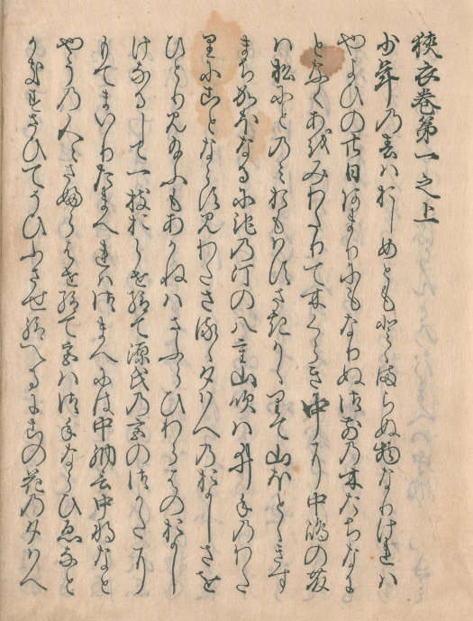 狭衣物語 モノガタリの彼方へ