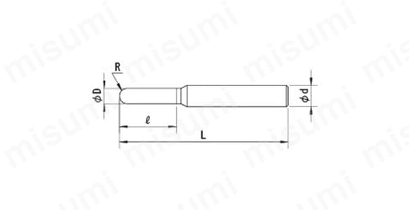 栄工舎 BE 17 ボールエンドミル SKH57