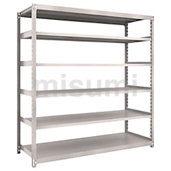 TRUSCO 軽量150型中棚ボルトレス棚 W900XD450XH1800 4段 ( TLA63S-14 ) トラスコ中山(株)