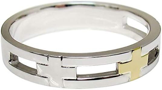 ペアリング コンビ クロス リング K18 SV925 指輪