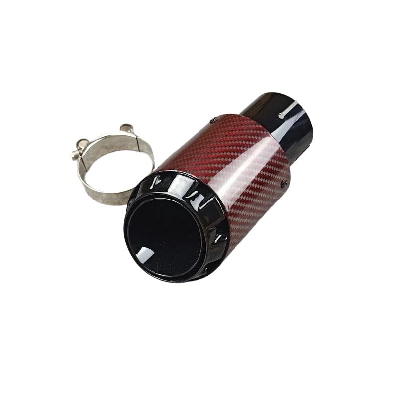 無光沢カーボンマフラー先エンドエキゾースト管ノズル装飾汎用 ステンレス 楕円形幅 150MM カスタムパーツ アクセサリー 部品