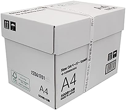 （まとめ） TANOSEE PPC用紙 Pure White A4 1箱（2500枚：500枚×5冊） 〔×10セット〕 代引不可