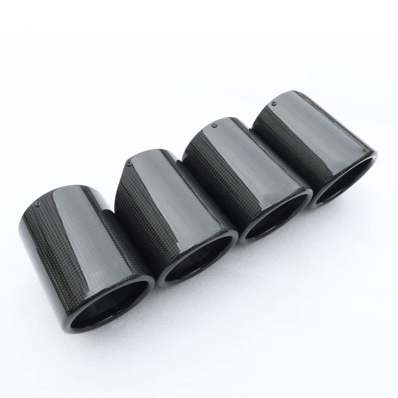 無光沢カーボンマフラー先エンドエキゾースト管ノズル装飾汎用 ステンレス 楕円形幅 150MM カスタムパーツ アクセサリー 部品