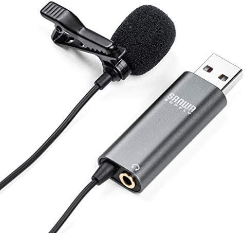 ピンマイク クリップ 高音質 ４極 全指向性 コンデンサーマイク