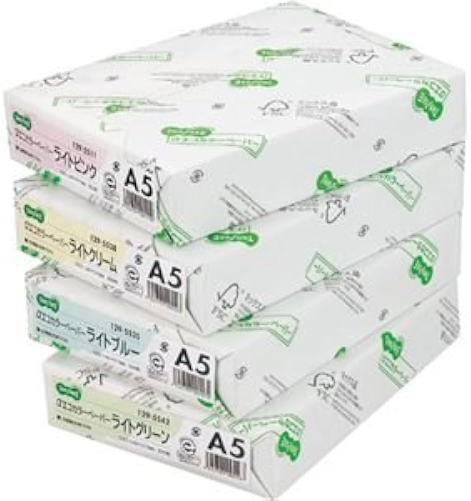 （まとめ） TANOSEE αエコカラーペーパーII B5 ライトグリーン 少枚数パック 1冊（100枚） 〔×15セット〕