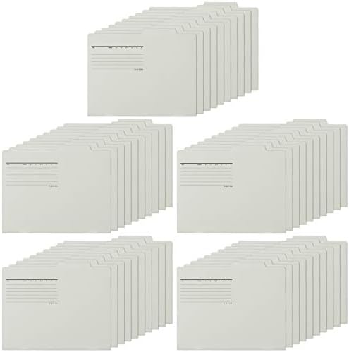 (まとめ) TANOSEE個別フォルダー(クラフト厚紙タイプ) A4 1セット(200冊:50冊×4パック) 〔×5セット〕