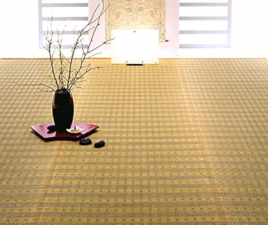 (SALE) い草ラグ 夏用 江戸間4.5畳(261×261cm) ラグマット 日本製 和モダン