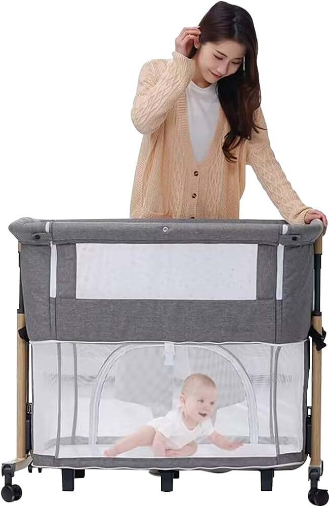 添い寝ベッド ゆりかご プレイヤード 添い寝 折りたたみ プレイサークル キャリーバッグ付き 新生児 メーカー2年保証