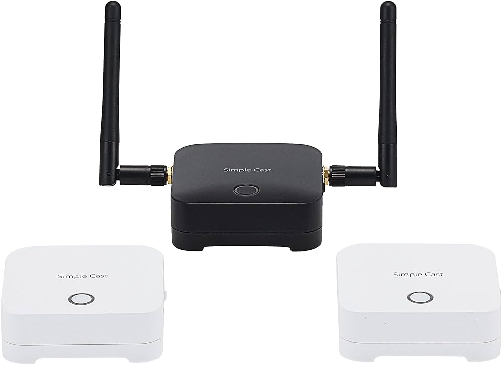 プリンストン ワイヤレスプレゼンテーション Simple Cast ワイヤレスHDMI(送信機x2/受信機x1セット) PTW-SPCAST