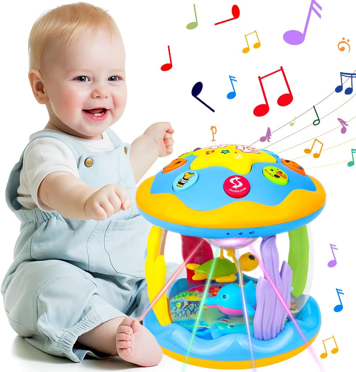 Aboosam Baby Toys 6 to 12 Months ー Musical Learning Infant Toys 12ー18 Month