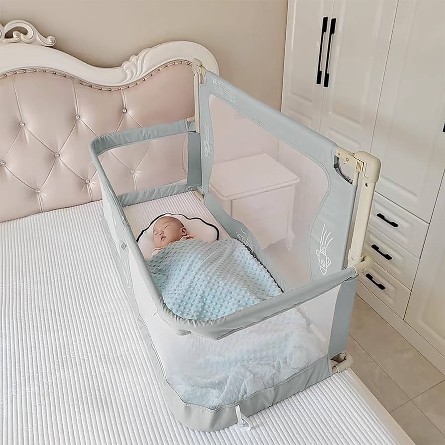 ベビーベッド 多機能添い寝 ベビーサークル 持ち運び 折りたたみ 新生児 0?2歳 ゆりかご 蚊帳付き マットレス 出産祝い 赤ちゃん ベビー用寝具 取り外し