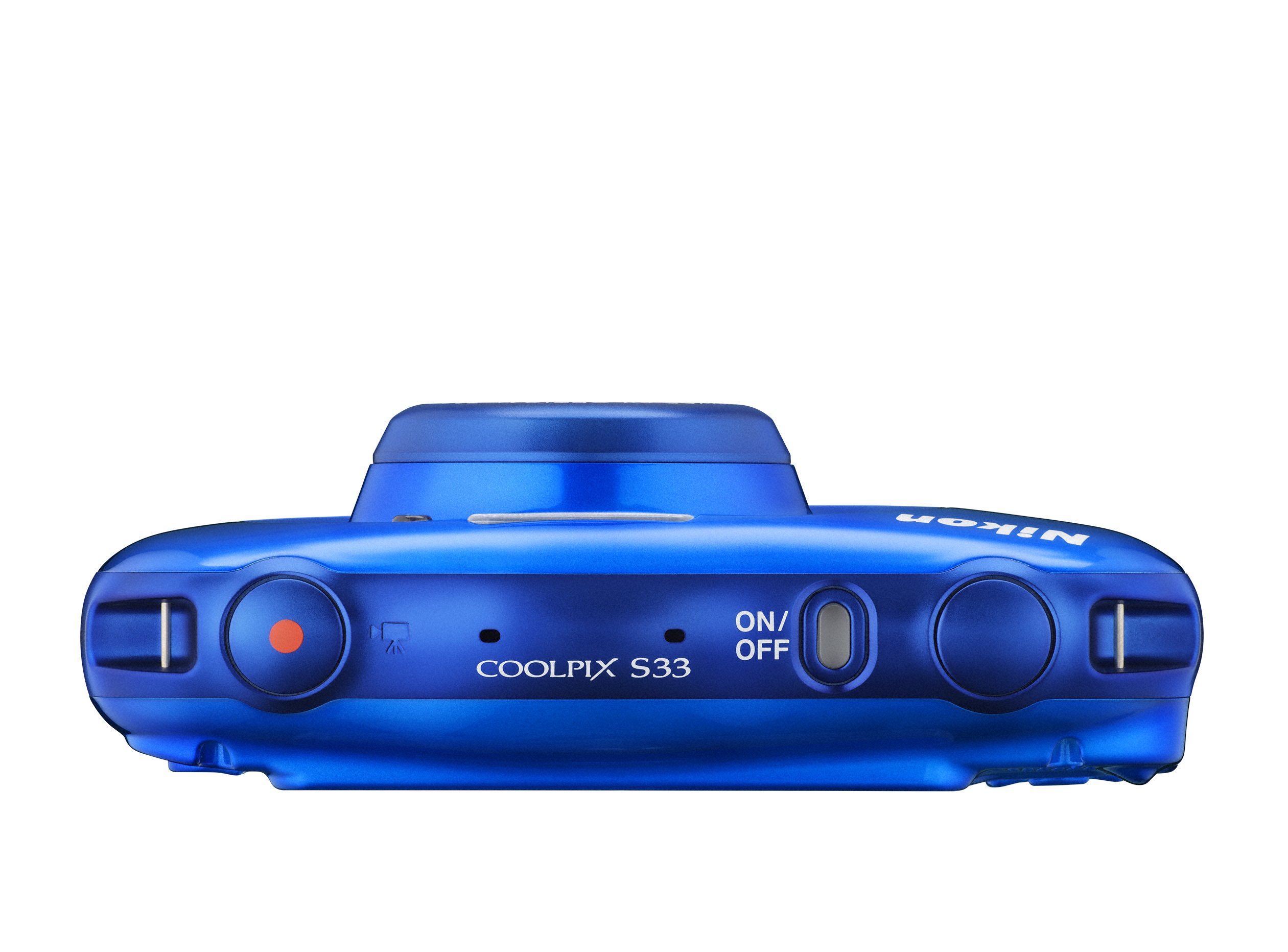 Nikon デジタルカメラ S33 防水 1317万画素 S33 ブルー S33BL