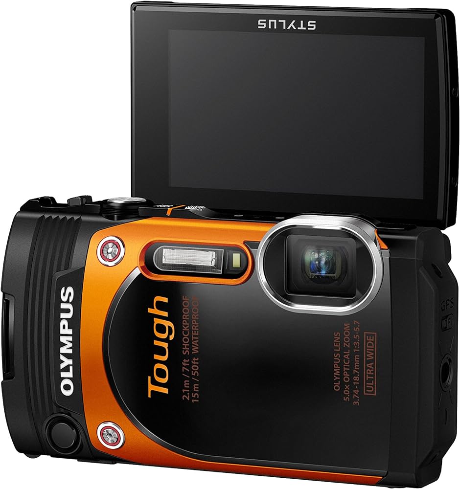 OLYMPUS デジタルカメラ STYLUS TG-860 Tough オレンジ 防水性能15ｍ 可動式液晶モニター TG-860 ORG