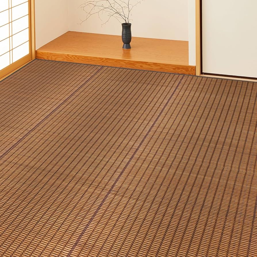 (SALE) い草ラグ 夏用 江戸間4.5畳(261×261cm) ラグマット 日本製 和モダン