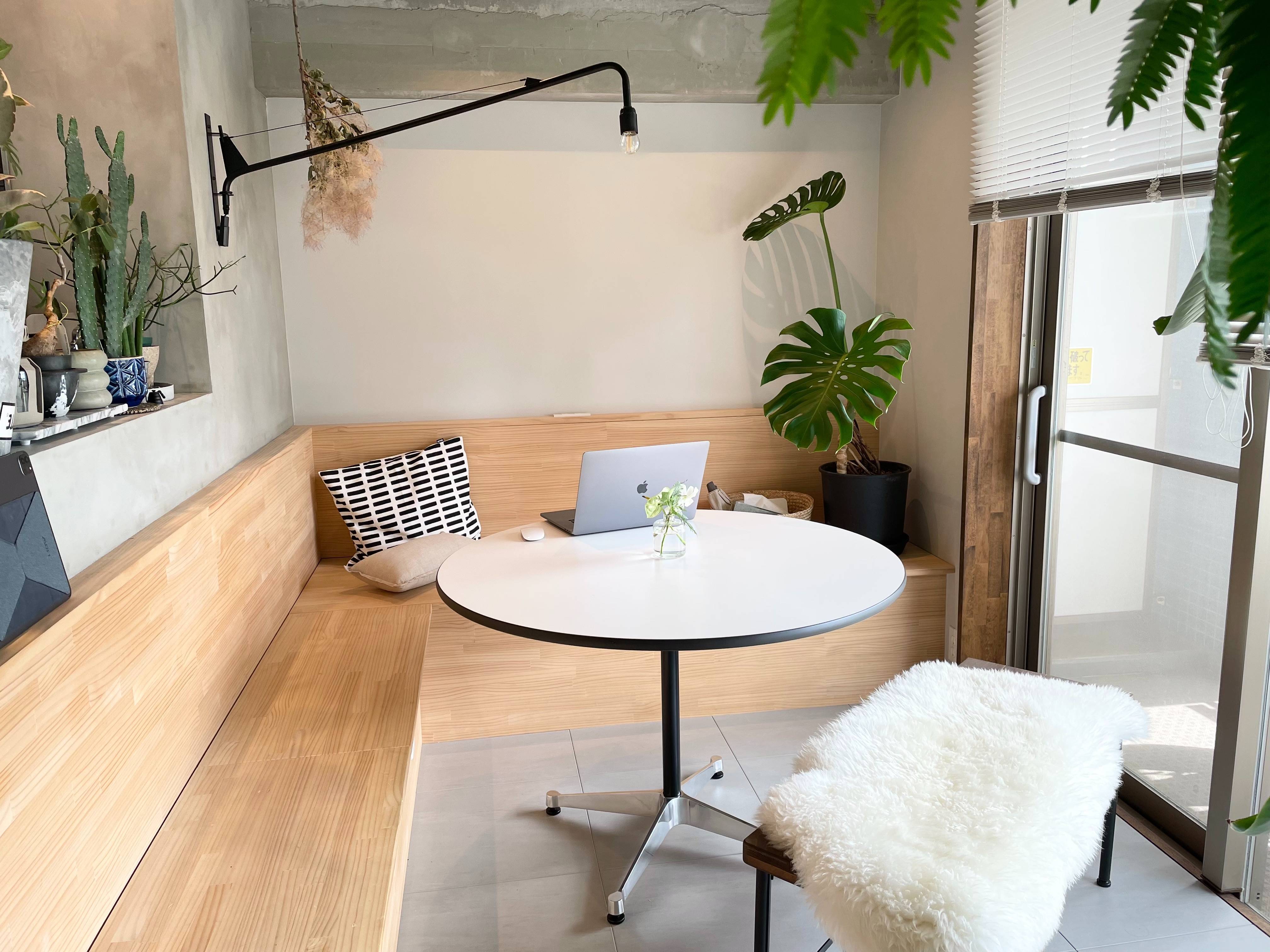 イームズ コントラクトベーステーブル コントラクトテーブル イームズテーブル W120×D120×H74 cm スクエア ホワイト ST