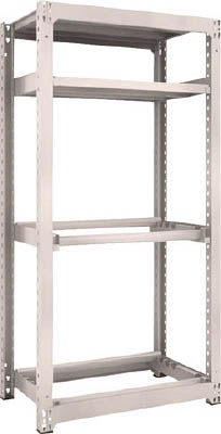 トラスコ中山 株 TRUSCO M3型中量棚 1200X921XH1800 5段 連結 免震樹脂ベース付 ネオグレー M3-6495BSFC_NG-NG 期間限定 ポイント10倍