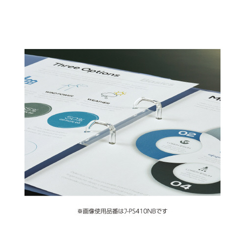 フ-PS410Y　コクヨ ポップリングファイル スリム a4縦 内径 2穴黄 フーps410y コクヨ 4901480144979（30セット）