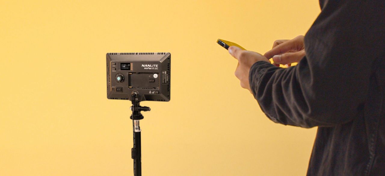 NANLITE MixPad II 11C RGBWW パネル型LEDライト 電源アダプター付属パッケージ 15-2019-1