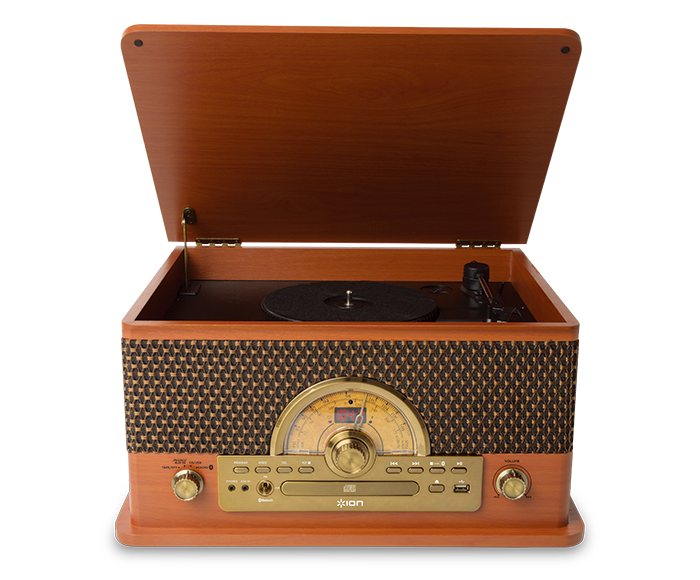 ION Audio(アイオンオーディオ) ポータブルレコードプレーヤー スーツケース型 スピーカー内蔵持ち運び 電池でも稼働 Vinyl T