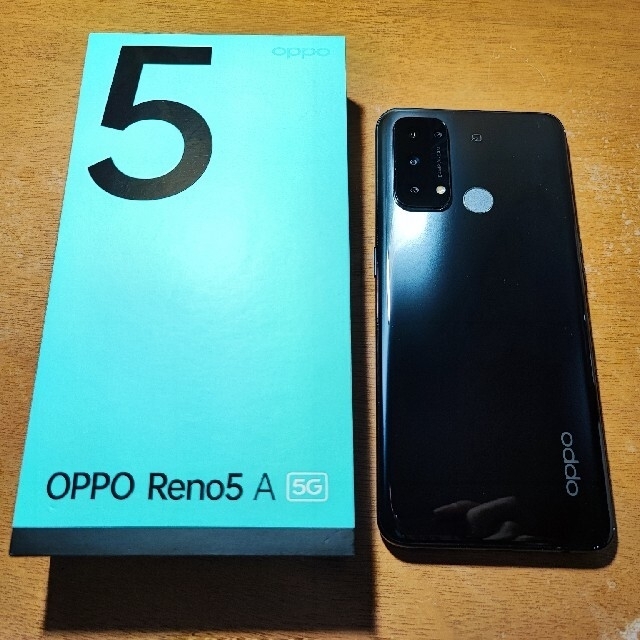 OPPO Reno5 A シルバーブラック Ymobile simロック解除　A1010P SIMフリー
