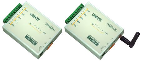 無線LAN接続型デジタルIOユニット リレー接点5出力 LA-5R-W2