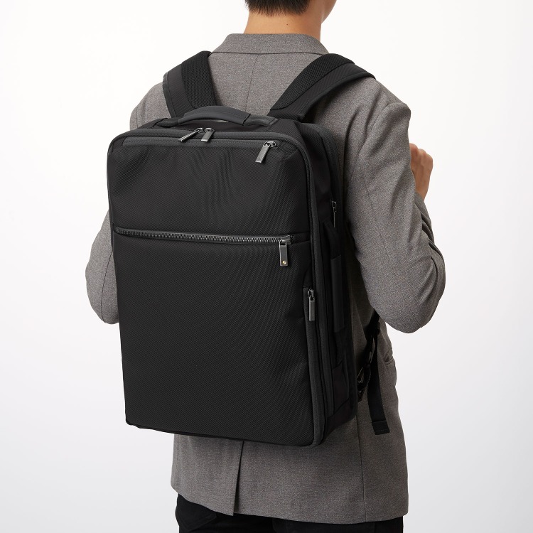 [エースジーン] ビジネスリュック ガジェタブルCB 15インチPC収納可  セットアップ可能 メンズ ネイビー