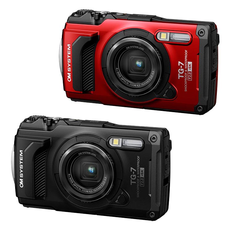 OMデジタルソリューションズ デジタルカメラTough TG-7RED レッド