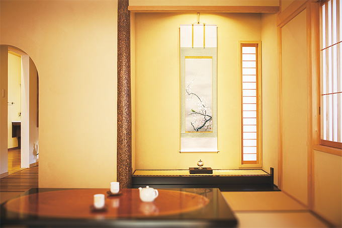 掛軸 松上双鶴 山村観峰 尺五 慶祝・縁起の掛け軸 H29C1-024