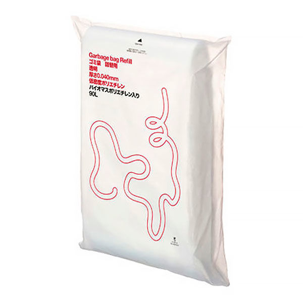 (まとめ) クラフトマン 業務用透明 メタロセン配合厚手ゴミ袋 20L BOXタイプ HK-82 1箱(50枚) 〔×30セット〕