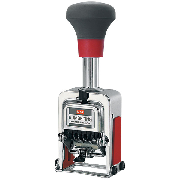 ライオン事務器 スタンプ ナンバリング C型 6桁 9様式 E字体 C-96