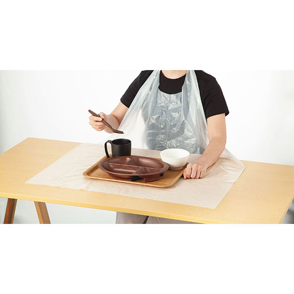 食事用エプロン / SUN71 ブルー 50枚入(cm-509096)[販売単位:ケース(20小箱入)]