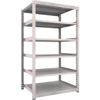 トラスコ中山 株 TRUSCO M3型中量棚 1200X921XH1800 5段 連結 免震樹脂ベース付 ネオグレー M3-6495BSFC_NG-NG 期間限定 ポイント10倍