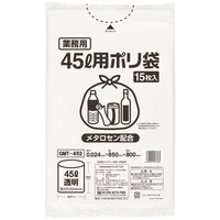 (まとめ) クラフトマン 業務用透明 メタロセン配合厚手ゴミ袋 20L BOXタイプ HK-82 1箱(50枚) 〔×30セット〕