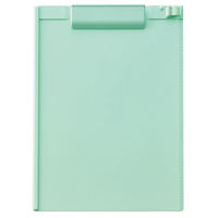 （まとめ）LIHITLAB クリップボード（スタンド付）A-5167-24 黒（×20セット）