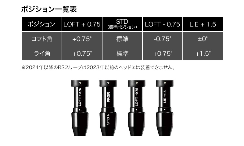 プロギア RS MAX ドライバー 2024 ATTAS 11 カーボンシャフト RSXシリーズ PRGR