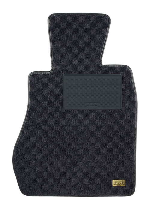 カロ/KARO フロアマット KRONE 品番：169 カラー：ツイードブラック,ツイードボルドー ジャガー 420S ハンドル：左 FR