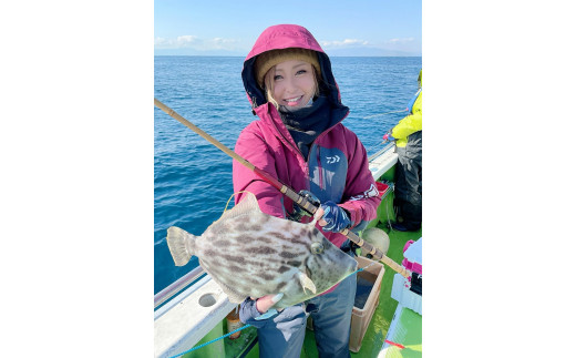 ふるさと納税 B30-002 《つり船丸十丸》カワハギ釣り乗船券